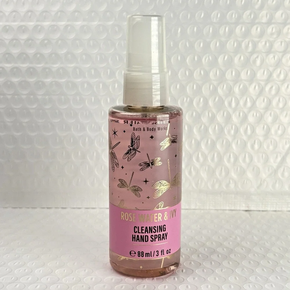 Bath & Body Works Set of 3x‎ Rose Water and Ivy - Anti-Bacterial Hand Spray 3oz